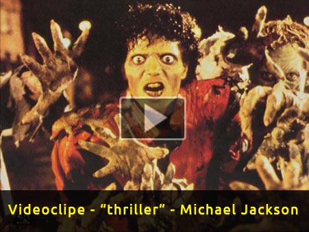 Recordar videoclipe Thriller de Michael Jackson