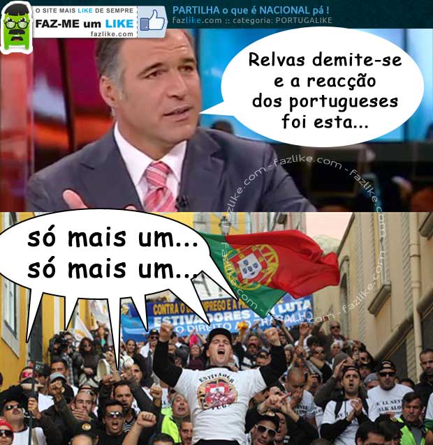 Relvas demite-se e os portugueses reagem