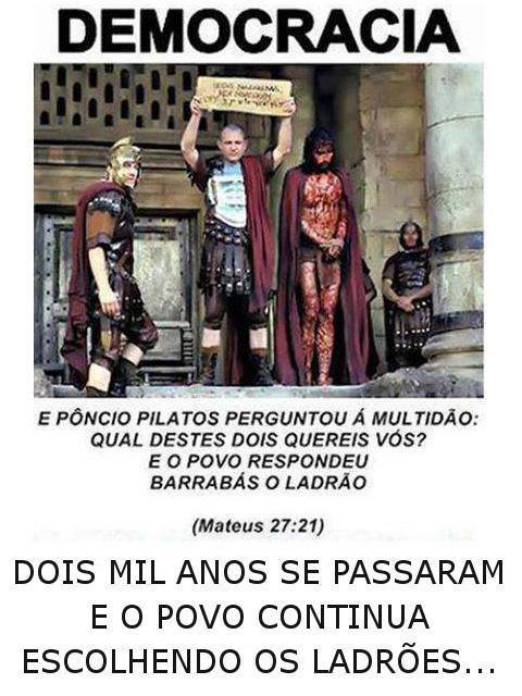 Democracia no tempo de Cristo e o actual Portugal
